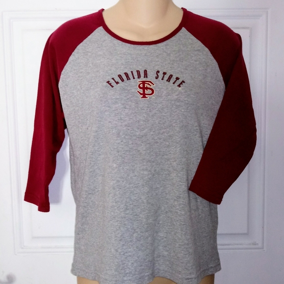 💚💲4/$20. FSU Seminoles Tee Shirt Top, L 11 juniors - Picture 1 of 7